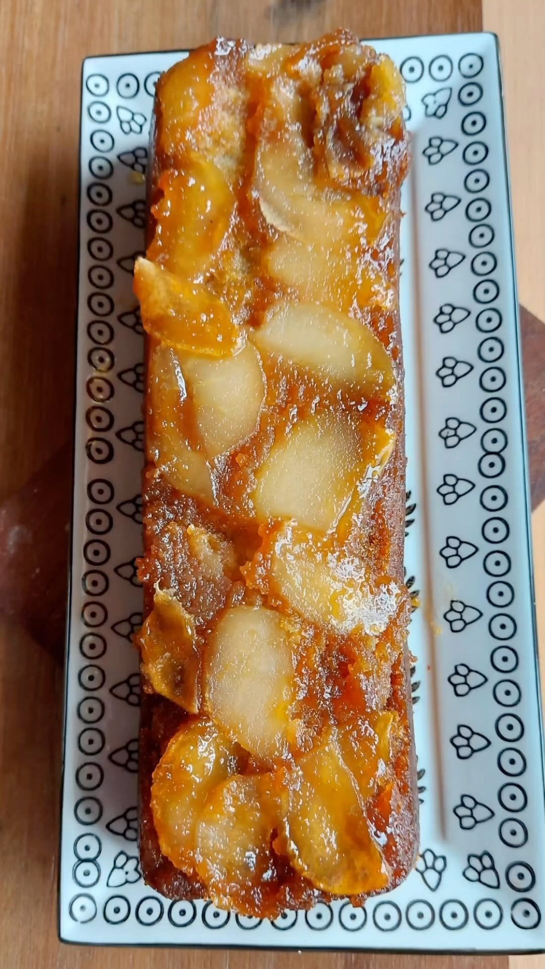 Fotografia de la receta de Budin invertido de manzana