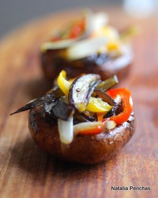 Fotografia de la receta de Hongos rellenos