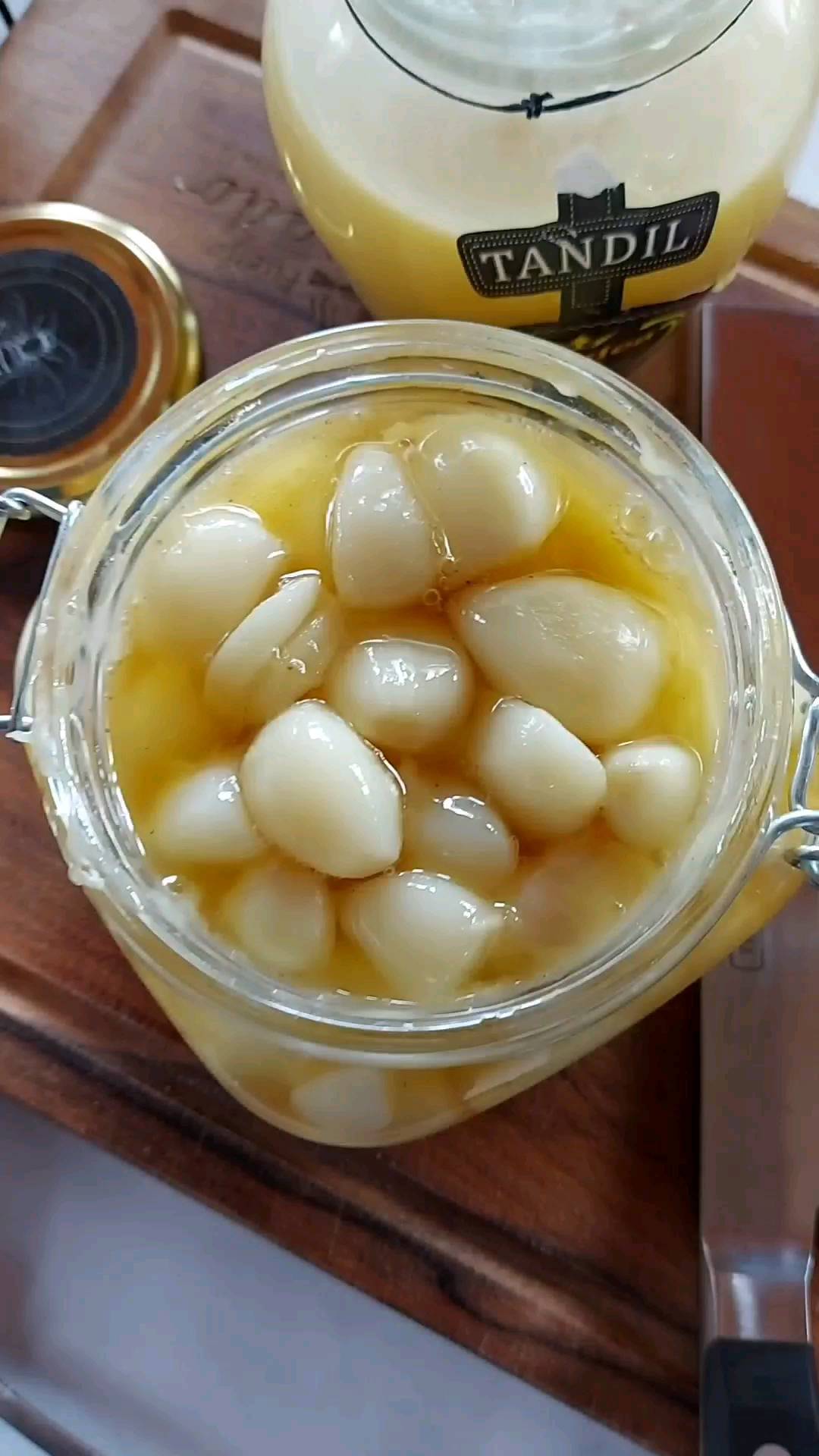 Fotografia de la receta de Ajos macerados en miel