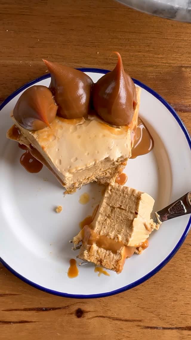 Foto de Cheesecake de dulce de leche sin horno