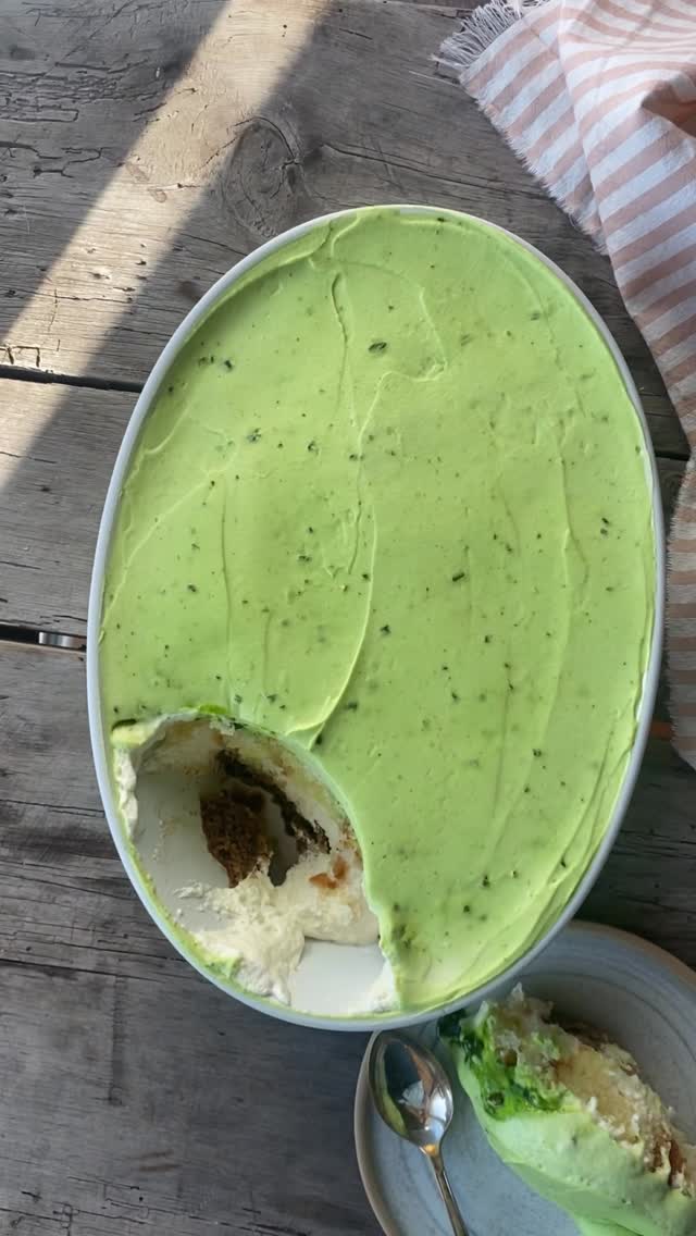 Foto de Postre de pistacho y café 